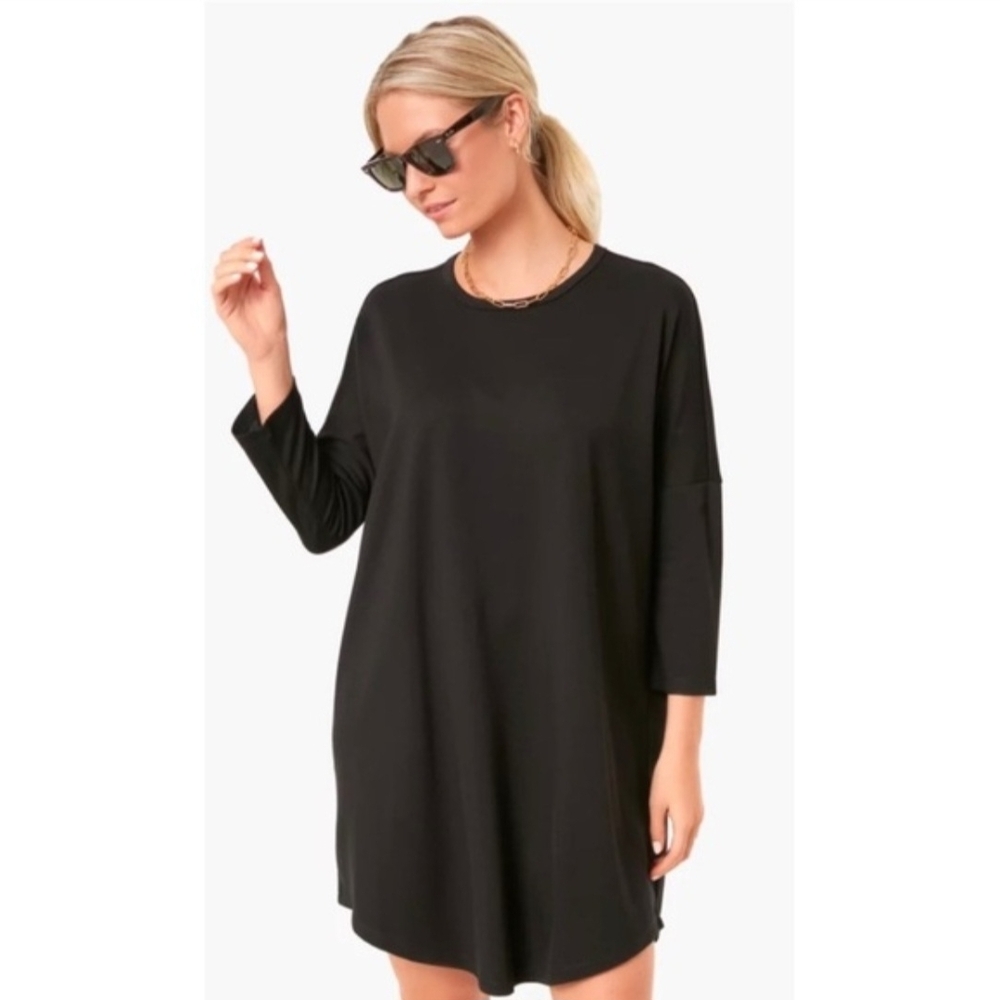 Tuckernuck Black Oversized Shift Dress